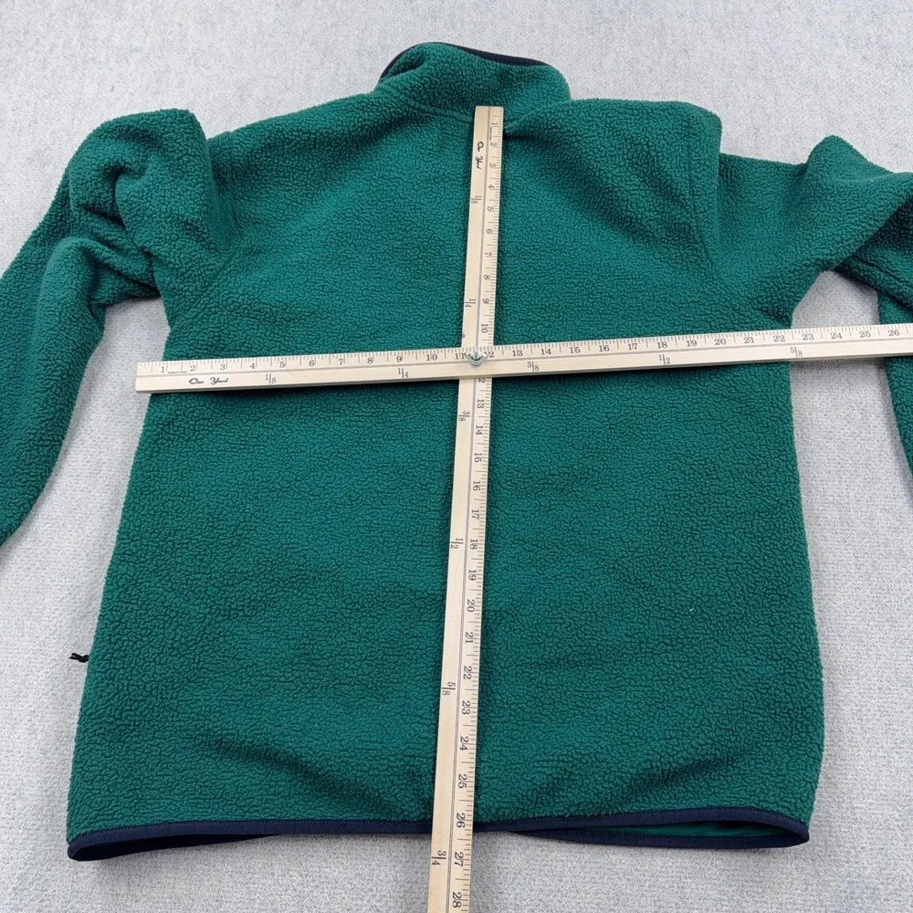 The North Face Jacket Men Large Green Blue Fleece Full Zip Hiking Outdoor Adult